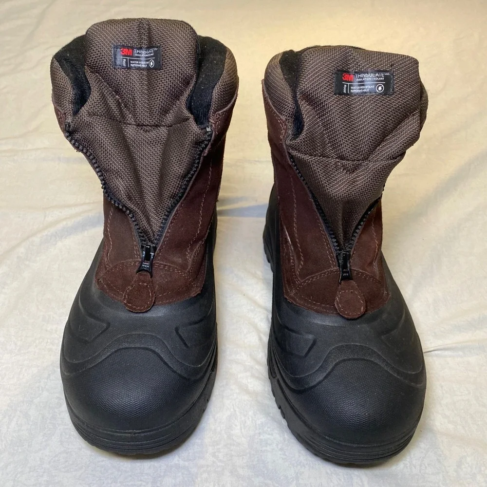 Kamik Tahoe III Winter‎ Snow Boots Men's Size 13 Brown Waterproof Thinsulate